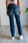 ONLINE EXCLUSIVE: Muriel Mid Rise Control Top Classic Straight Jeans