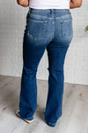 ONLINE EXCLUSIVE: Mila Mid Rise Distressed Bootcut Jeans