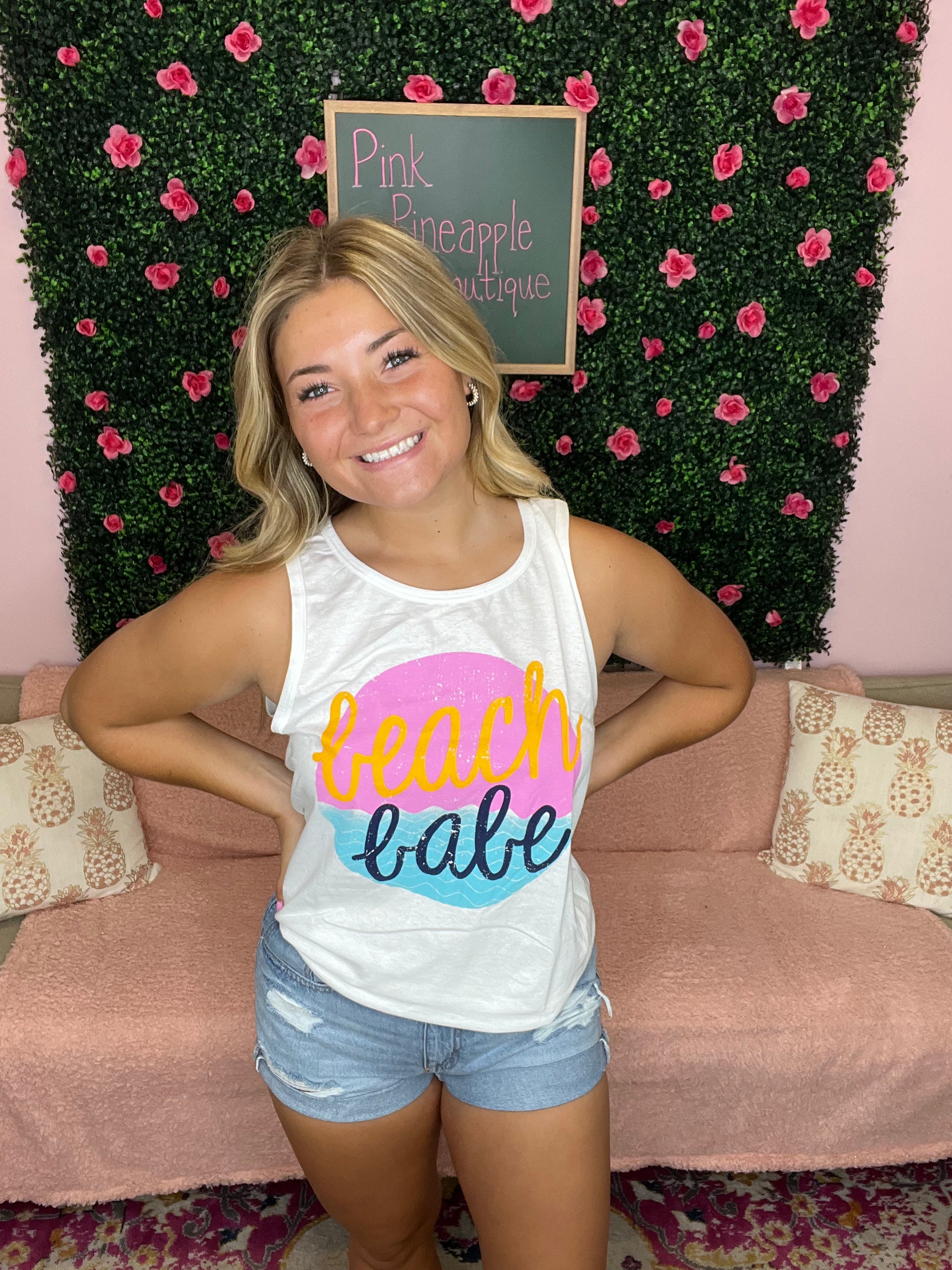 ●PINK PINEAPPLE● TIE DYE TIGHT TSHIRTORANGE m1037_1053444 Graphic T's – Shop Pink Pineapple BTQ