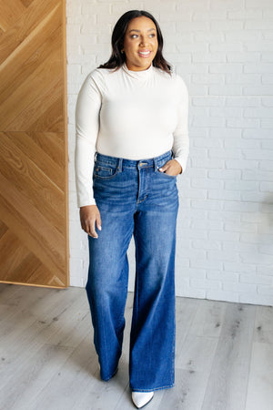 ONLINE EXCLUSIVE: Eliza High Rise Control Top Retro Wide Leg Jeans