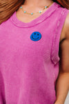 ONLINE EXCLUSIVE: A Few of My Favorite Things Round Neck Tank in Fuchsia