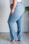 ONLINE EXCLUSIVE: Alana Mid Rise Clean Bootcut Jeans