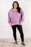 ONLINE EXCLUSIVE: Beyond the Basics Pullover in Violet