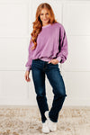 ONLINE EXCLUSIVE: Beyond the Basics Pullover in Violet