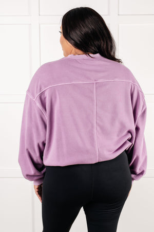 ONLINE EXCLUSIVE: Beyond the Basics Pullover in Violet