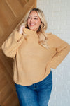 ONLINE EXCLUSIVE: Bubbly Personality Bubble Sleeve Sweater in Wheat