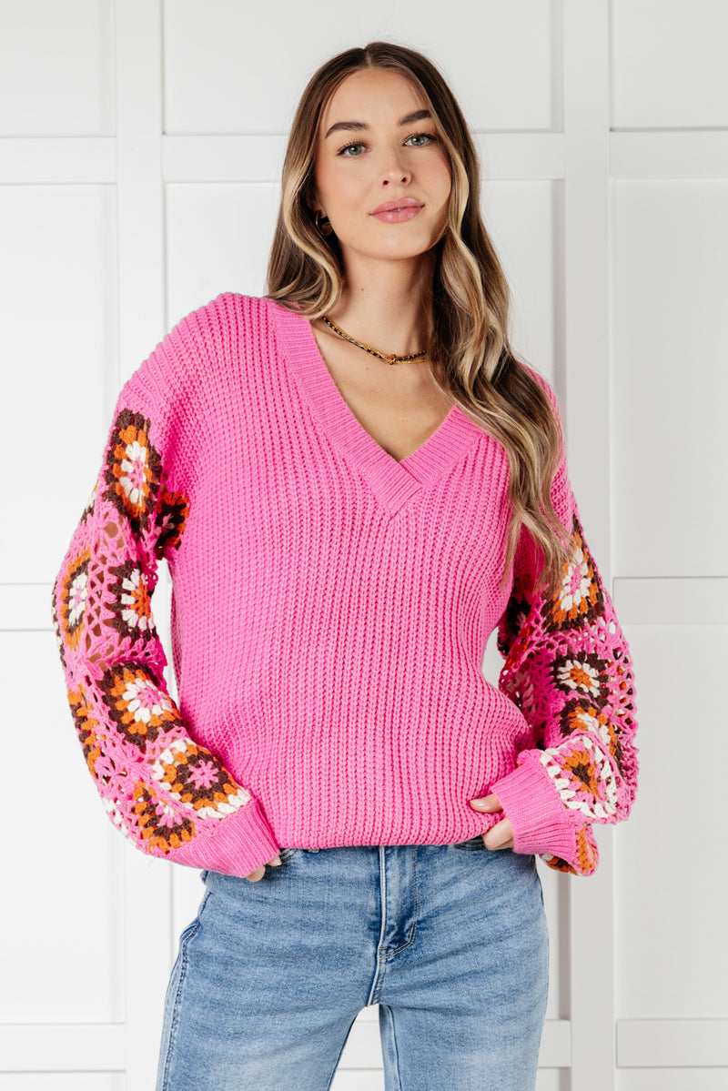 ONLINE EXCLUSIVE: Can't Stop this Feeling V-Neck Knit Sweater