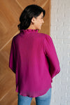 ONLINE EXCLUSIVE: Candid Moment Ruffle Neckline Blouse