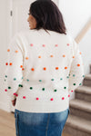 ONLINE EXCLUSIVE: Candy Buttons Pom Detail Sweater