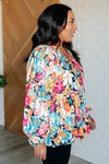 ONLINE EXCLUSIVE: Carry Me Away Floral Peplum Blouse