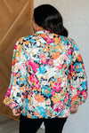 ONLINE EXCLUSIVE: Carry Me Away Floral Peplum Blouse