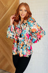 ONLINE EXCLUSIVE: Carry Me Away Floral Peplum Blouse