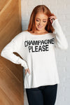 ONLINE EXCLUSIVE: Champagne Please Lightweight Sweater