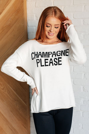 ONLINE EXCLUSIVE: Champagne Please Lightweight Sweater