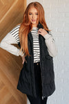 ONLINE EXCLUSIVE: Cold and Calculated Longline Puffer Vest