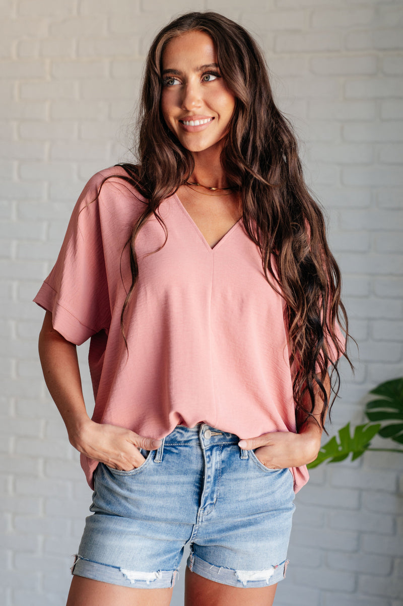ONLINE EXCLUSIVE: Contrary to Popular Belief V-Neck Blouse