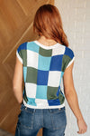 ONLINE EXCLUSIVE: Disco Darling Checkered Sleeveless Sweater