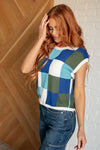 ONLINE EXCLUSIVE: Disco Darling Checkered Sleeveless Sweater