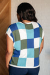 ONLINE EXCLUSIVE: Disco Darling Checkered Sleeveless Sweater