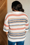 ONLINE EXCLUSIVE: Don't Leave Me Out Striped V-Neck Top