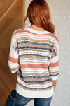 ONLINE EXCLUSIVE: Don't Leave Me Out Striped V-Neck Top