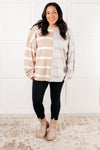 ONLINE EXCLUSIVE: Exceptional Thought Striped Patchwork Sweater