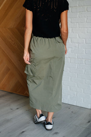 ONLINE EXCLUSIVE: Explain It Away Cargo Skirt