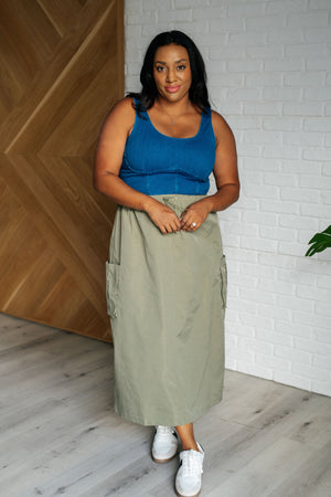 ONLINE EXCLUSIVE: Explain It Away Cargo Skirt