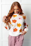 ONLINE EXCLUSIVE: Falling Flowers Floral Sweater