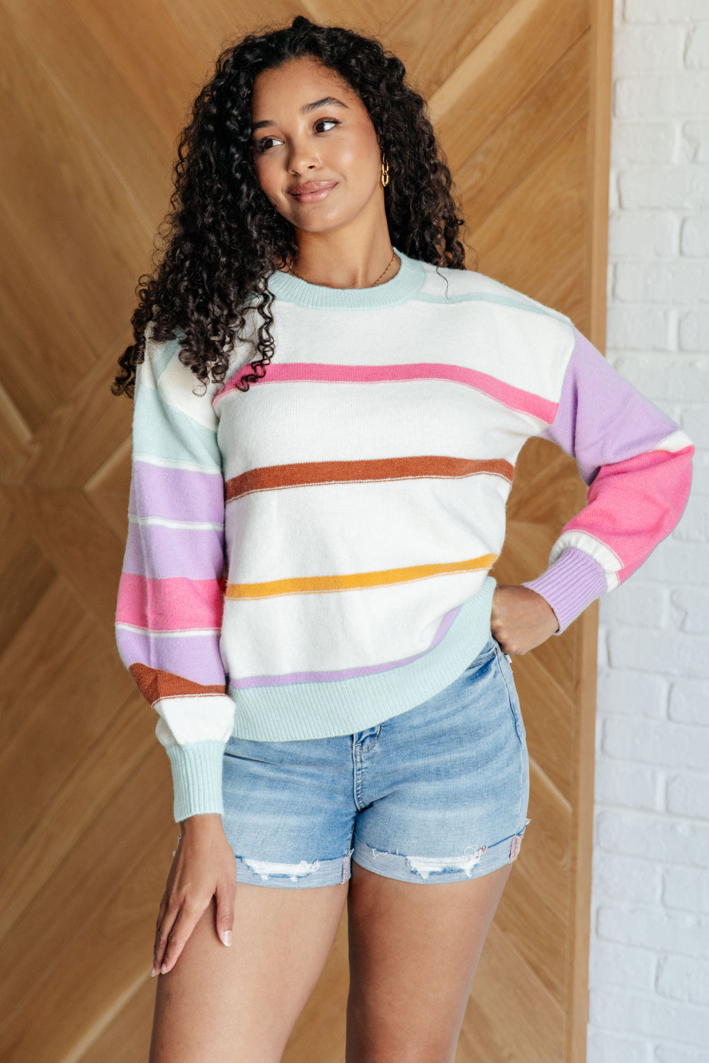 ONLINE EXCLUSIVE: Flawless Features Striped Sweater