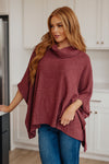 ONLINE EXCLUSIVE: Forgive Me Cowl Neck Poncho