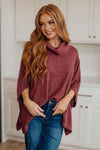 ONLINE EXCLUSIVE: Forgive Me Cowl Neck Poncho