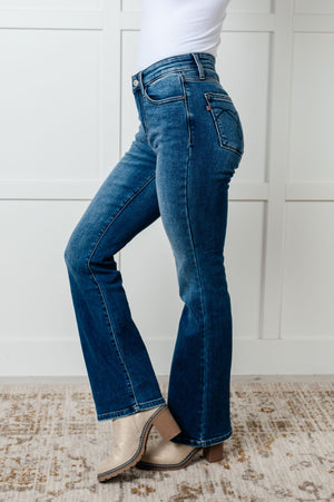 ONLINE EXCLUSIVE: Hannah Mid Rise Thermal Bootcut Jeans