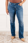 ONLINE EXCLUSIVE: Hannah Mid Rise Thermal Bootcut Jeans