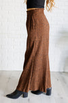 ONLINE EXCLUSIVE: Harmony High Rise Wide Leg Pants in Brown