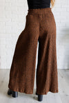 ONLINE EXCLUSIVE: Harmony High Rise Wide Leg Pants in Brown