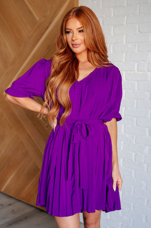 ONLINE EXCLUSIVE: Hold And Squeeze Me Pleated Dress