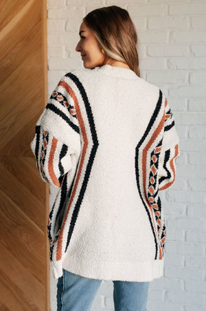 ONLINE EXCLUSIVE: Holding On Aztec Print Cardigan