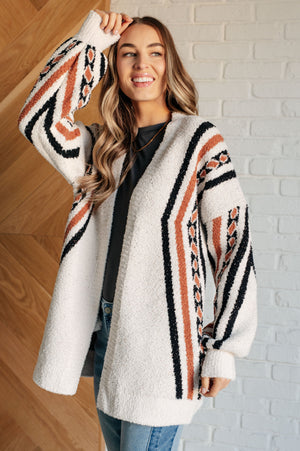 ONLINE EXCLUSIVE: Holding On Aztec Print Cardigan