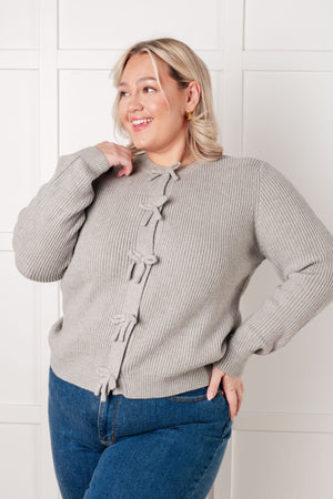 ONLINE EXCLUSIVE: I Don't Know Why Bow Front Cardigan