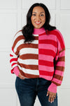 ONLINE EXCLUSIVE: In Your Lane Color Blocked Stripe Sweater