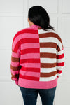 ONLINE EXCLUSIVE: In Your Lane Color Blocked Stripe Sweater