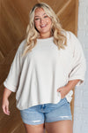 ONLINE EXCLUSIVE: Ivory Thoughts Chenille Blouse