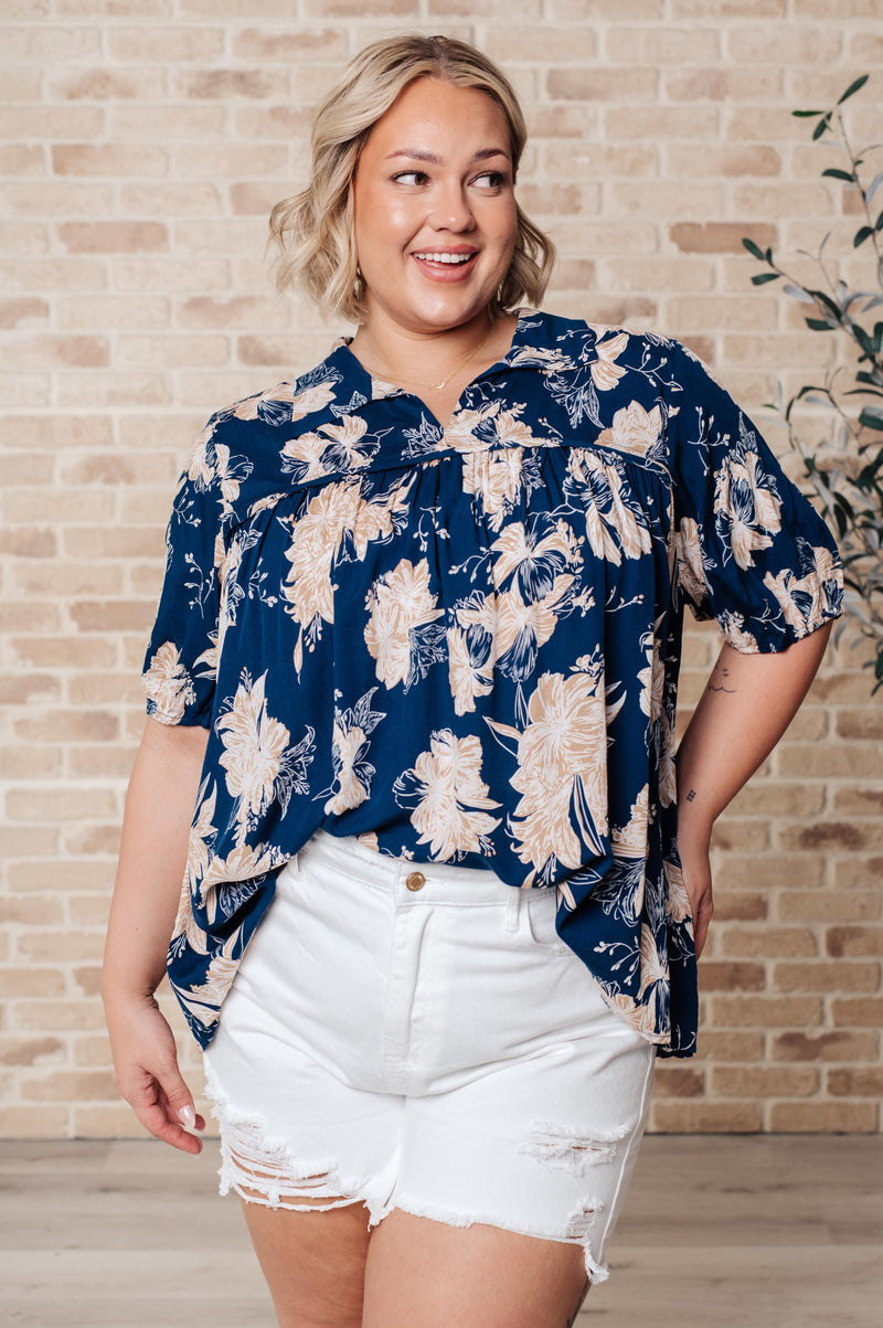 ONLINE EXCLUSIVE: Just Coasting Floral Blouse