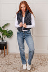 ONLINE EXCLUSIVE: Just One More Layer Paisley Sherpa Print Vest