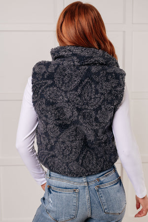 ONLINE EXCLUSIVE: Just One More Layer Paisley Sherpa Print Vest