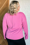 ONLINE EXCLUSIVE: Kinda Sorta Ribbed Top in Magenta