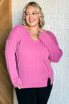 ONLINE EXCLUSIVE: Kinda Sorta Ribbed Top in Magenta