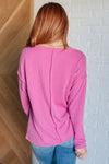 ONLINE EXCLUSIVE: Kinda Sorta Ribbed Top in Magenta