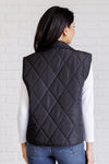 ONLINE EXCLUSIVE: Layering Queen Quilted Puffer Vest in Black